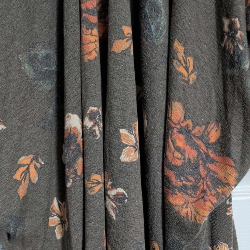 Floral Open-Front Cardigan - Picture 4 of 4